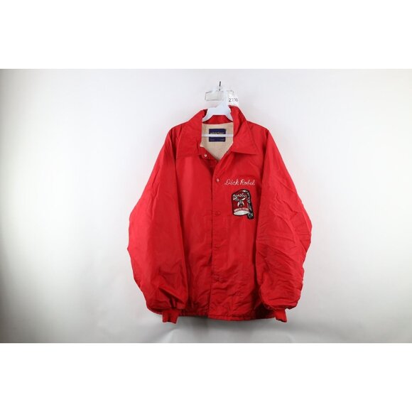 Vintage 70s Starter Mens XL Chain Stitch Zenobia Mounted Patrol Coach Jacket USA